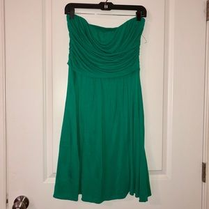 Green knit dress by The Limited
